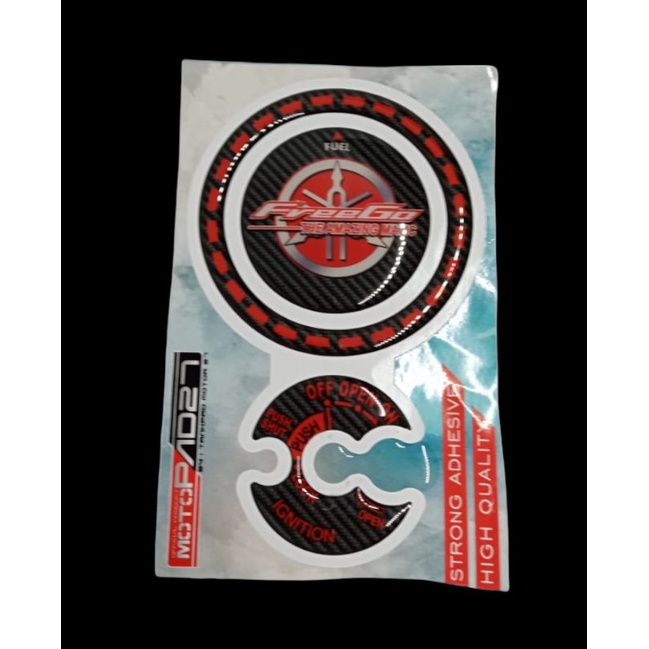 sticker stiker fuelpad keypad Yamaha FREEGO