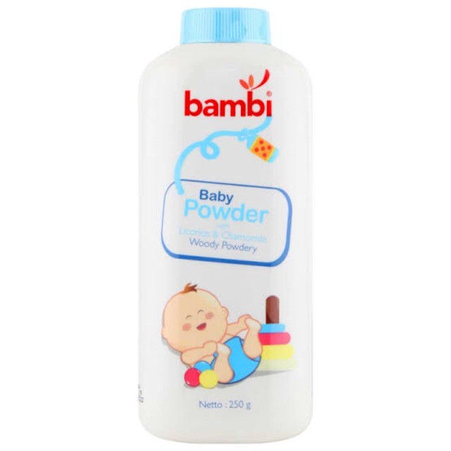 BAMBI Baby Powder (Tersedia varian ukuran dan aroma)