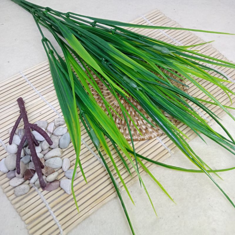 daun plastik | rumput plastik | daun dekorasi