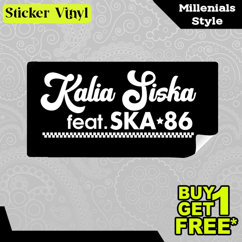 

Stiker Sticker Kalia Siska Ska86 DJ Kentrung Penyanyi Terkenal Indonesia Aesthetic Bahan Vinyl Satuan Anti Air
