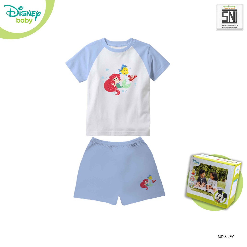 disney raglan baby tshirt set princess dpc284 princess ariel disney custom nama