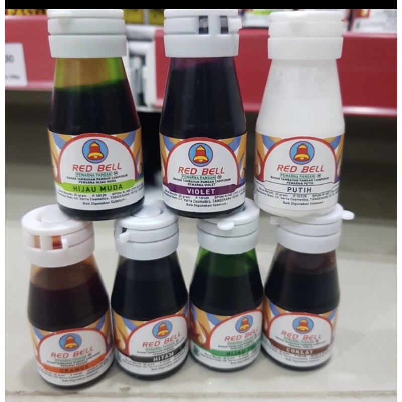 

RED BELL PEWARNA MAKANAN 30G/30mL RedBell Sumba