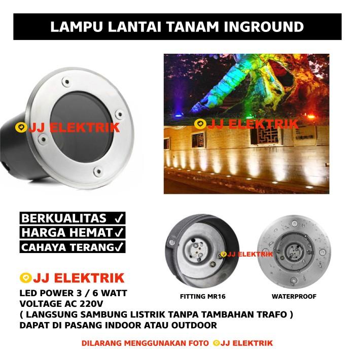 Lampu | Lampu Lantai Tanam Led Sorot Waterproof Uplight Floor Taman