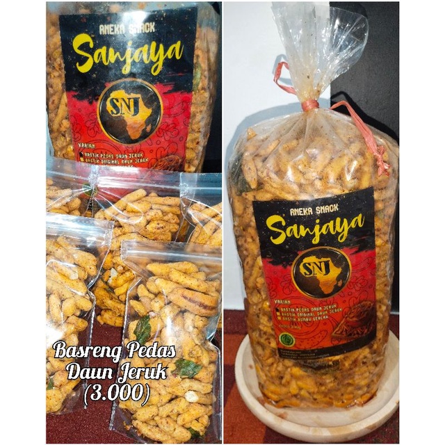 

KRUPUK BASRENG GORENG PEDAS DENGAN DAUN JERUK YG NIKMAT