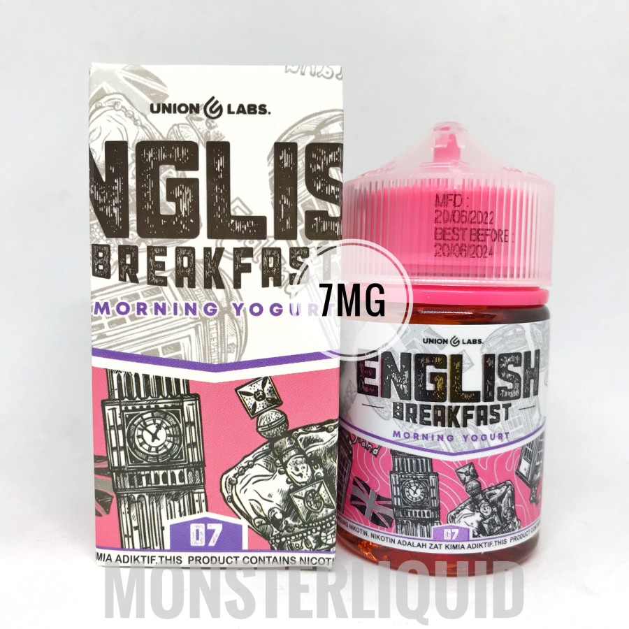 ENGLISH BREAKFAST V5 MORNING YOGURT BY UNIONLABS 7MG 60ML