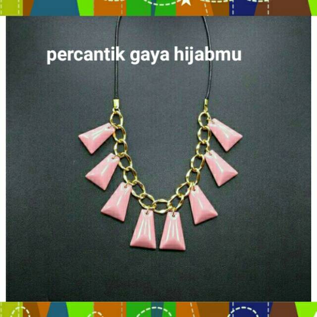 Kalung aksesoris fashion unik kalung cantik kalung hijab