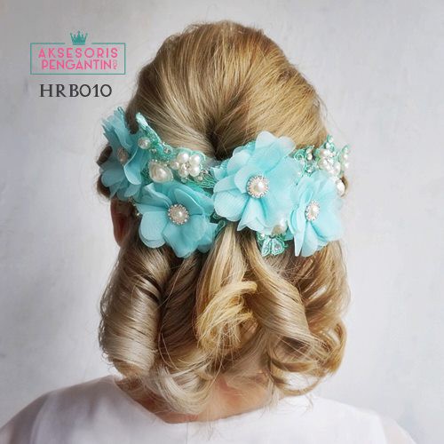 [READY STOCK] AKSESORIS WEDDING HEADPIECE PENGANTIN HAIRPIECE TOSCA HRB010