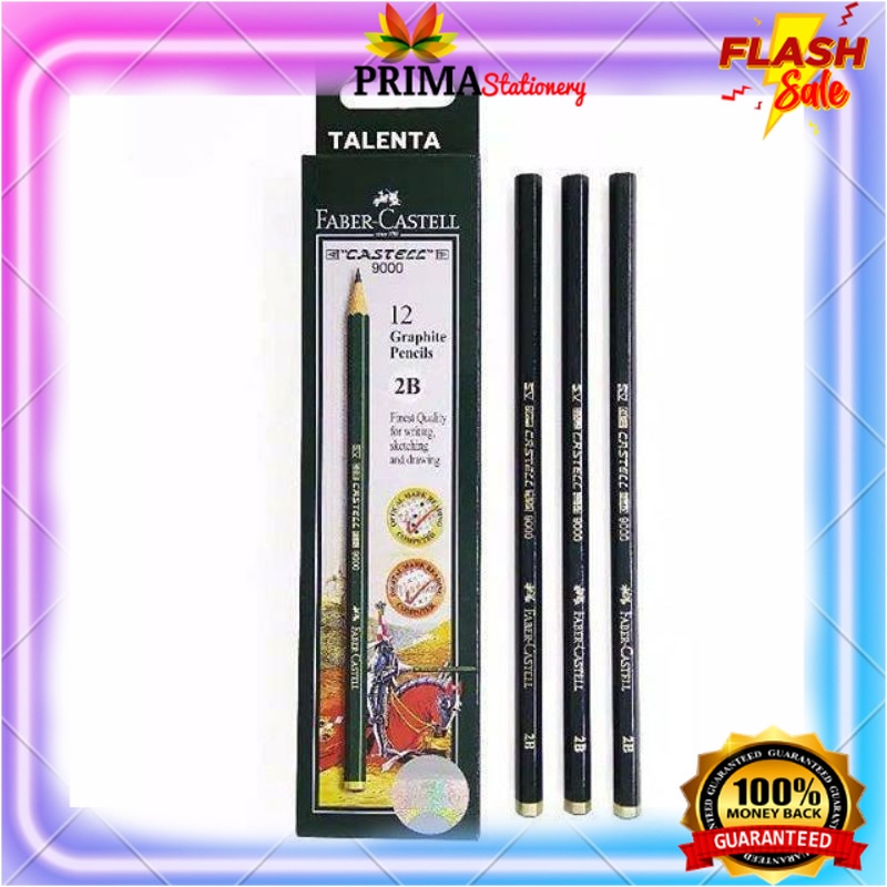 

Pensil Faber-Castell 9000 - 2B HB Oryginal 100%