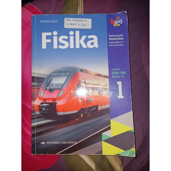 

[PRELOVED!]BUKU FISIKA ERLANGGA KURIKULUM 2013 KELAS 10 SMA MURAH