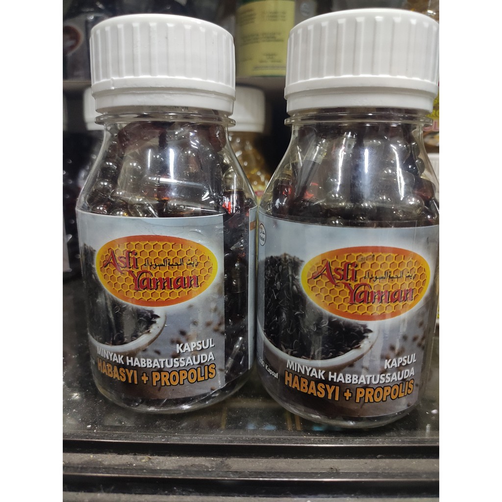 Habbatussauda  Propolis Asli Yaman Isi 200 HABBATUSSAUDA Plus PROPOLIS