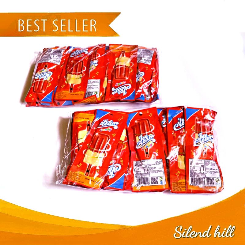 

Ice cream candy / permen bentuk es krim 1pack isi 20