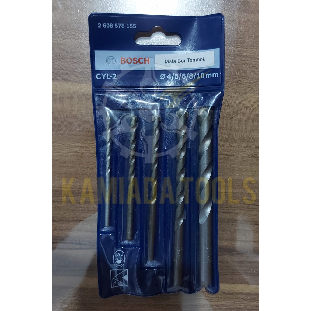 Mata Bor Tembok set BOSCH/Mata Bor Beton set BOSCH 5pcs
