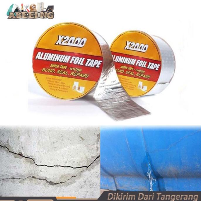 

(BISA COD) Super Tape X2000 Ori Anti Bocor Air 5m Lakban Super Kuat Tahan Air BERGARANSI Kode 1194