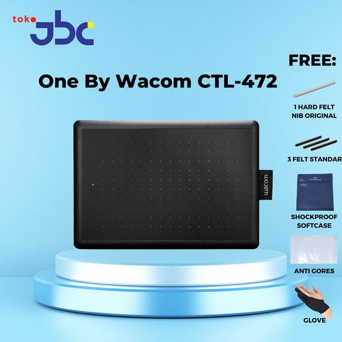 READY GOSEND Wacom One small CTL-472 pentab ekonomis garansi resmi Termurah