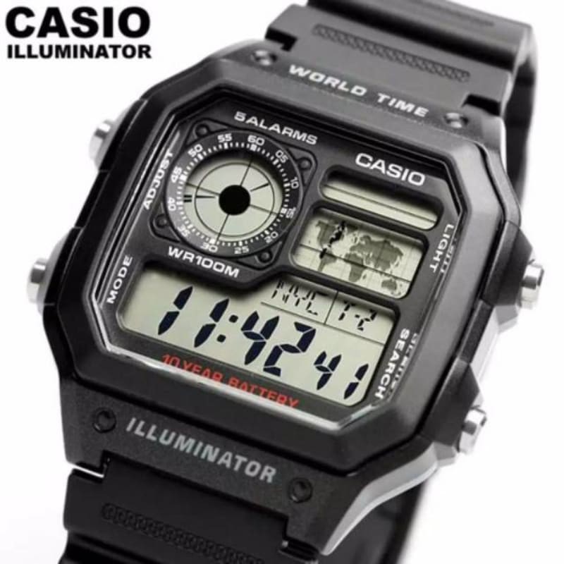 CASIO JAM TANGAN AE-1200WH-1 AVDF