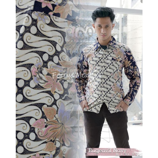 Hem batik pria lengan panjang / kemeja batik / kemeja cowok panjang / Hem panjang