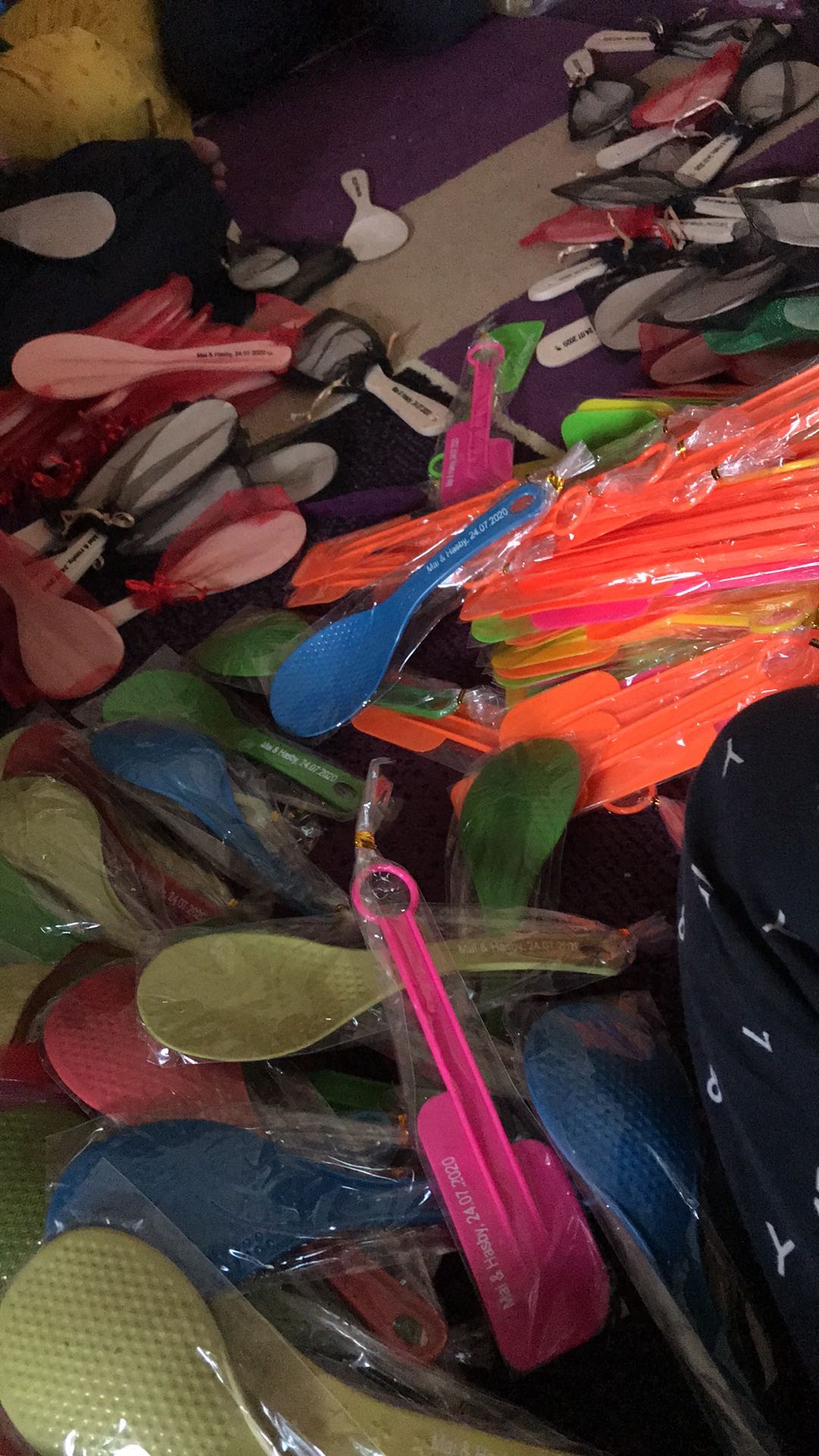 Souvenir Murah Solet /spatula /polesan Isi 100 Pcs Gratis Sablon Nama