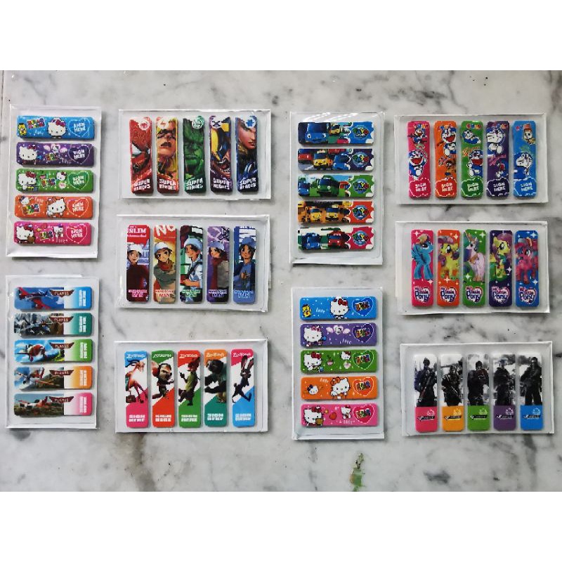 

sticky notes plastik karakter termurah