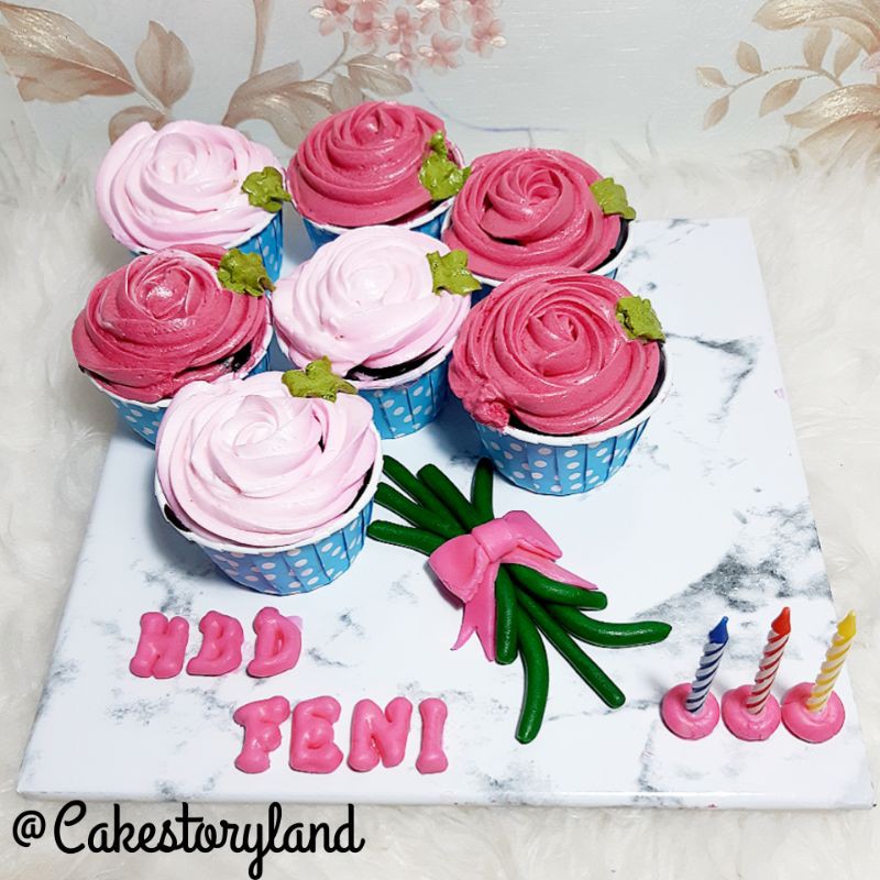 

Cupcake Flower Bouquet (tangkai)