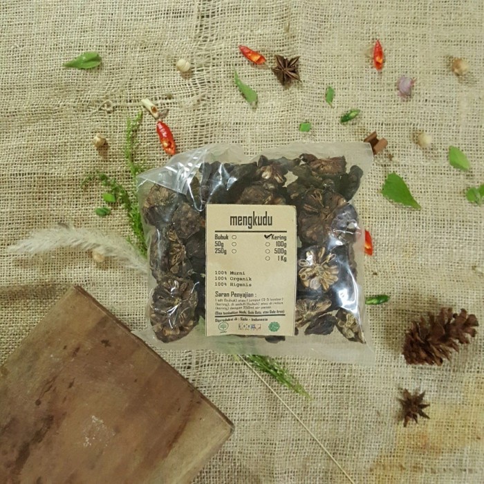 

MENGKUDU KERING 1 KG - Morinda Citrifolia - MURNI - JSR - REMPAH