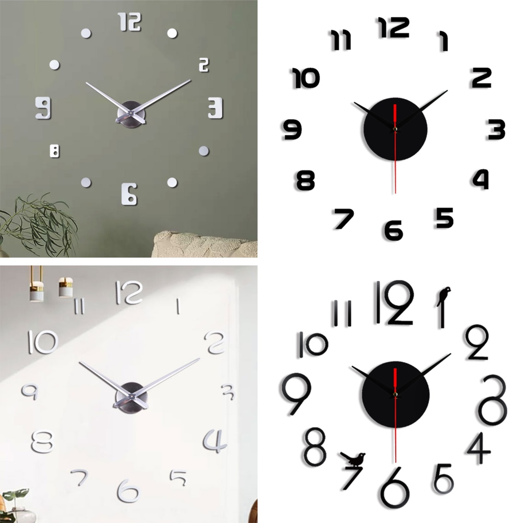 EMOYO DIY Jam Dinding Wall Clock 30 - 60 cm