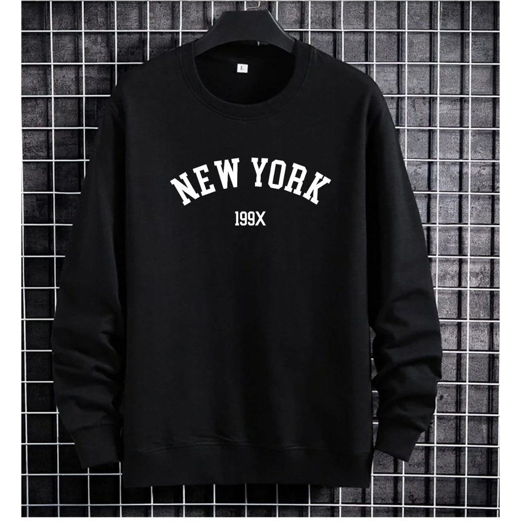 BISA COD ~ BAJU TRENDY NEW YORK TERBARU- BAJU PRIA LENGAN PANJNG TERBARU-KAOS DISTRO KEKINIAN PRIA TERLARIS