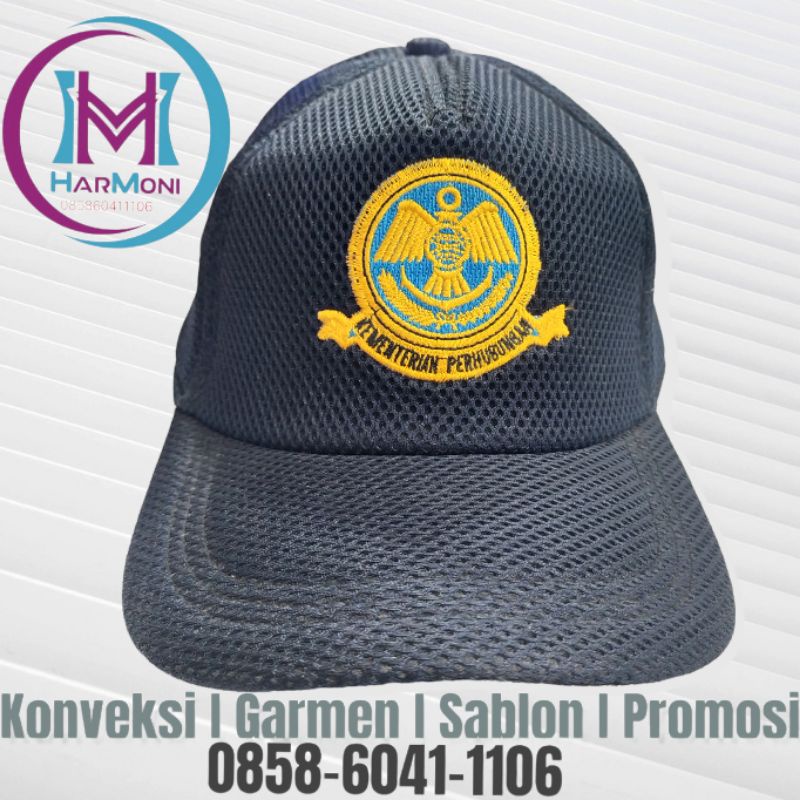TOPI JARING - TOPI JARING DINAS - TOPI JARING KEMENHUB - TOPI JARING KEMENTRIAN PERHUBUNGAN - TOPI J