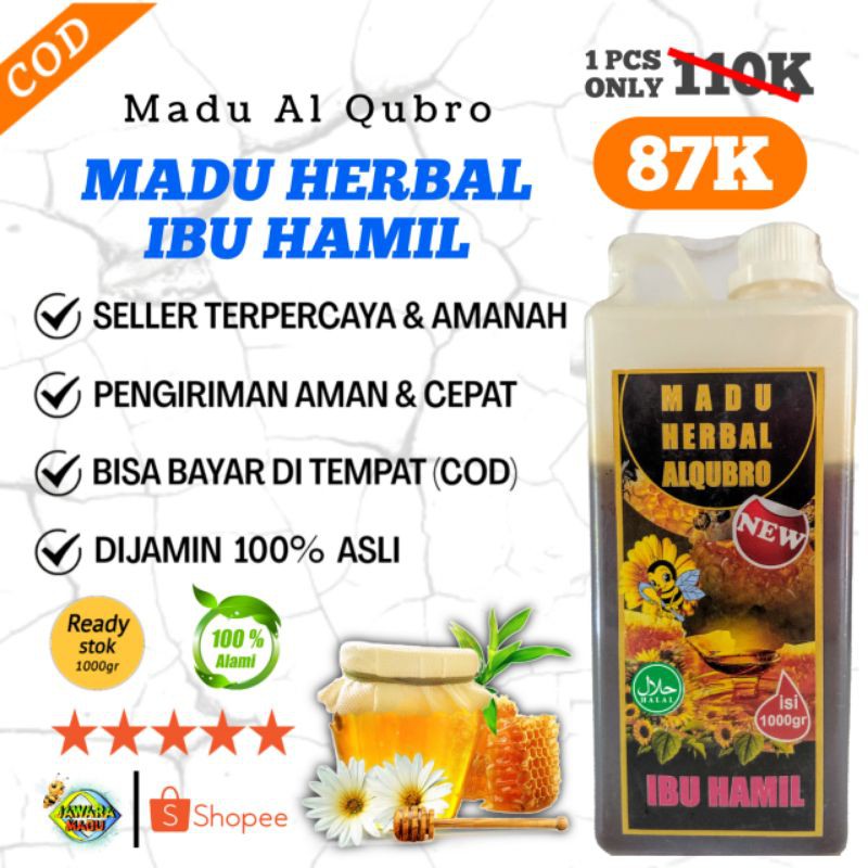 Madu Herbal Ibu Hamil Al Qubro 1 Kg