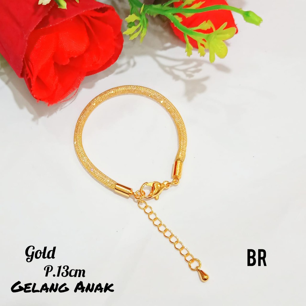 Gelang Anak Pandora gliter kunci udang, termurah varian warna silver,rosegold,gold Tidak karat (COD)