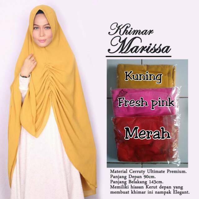 (READY STOCK) Hijab Jilbab Kerudung Instan Khimar Marissa by Rizky Ananda