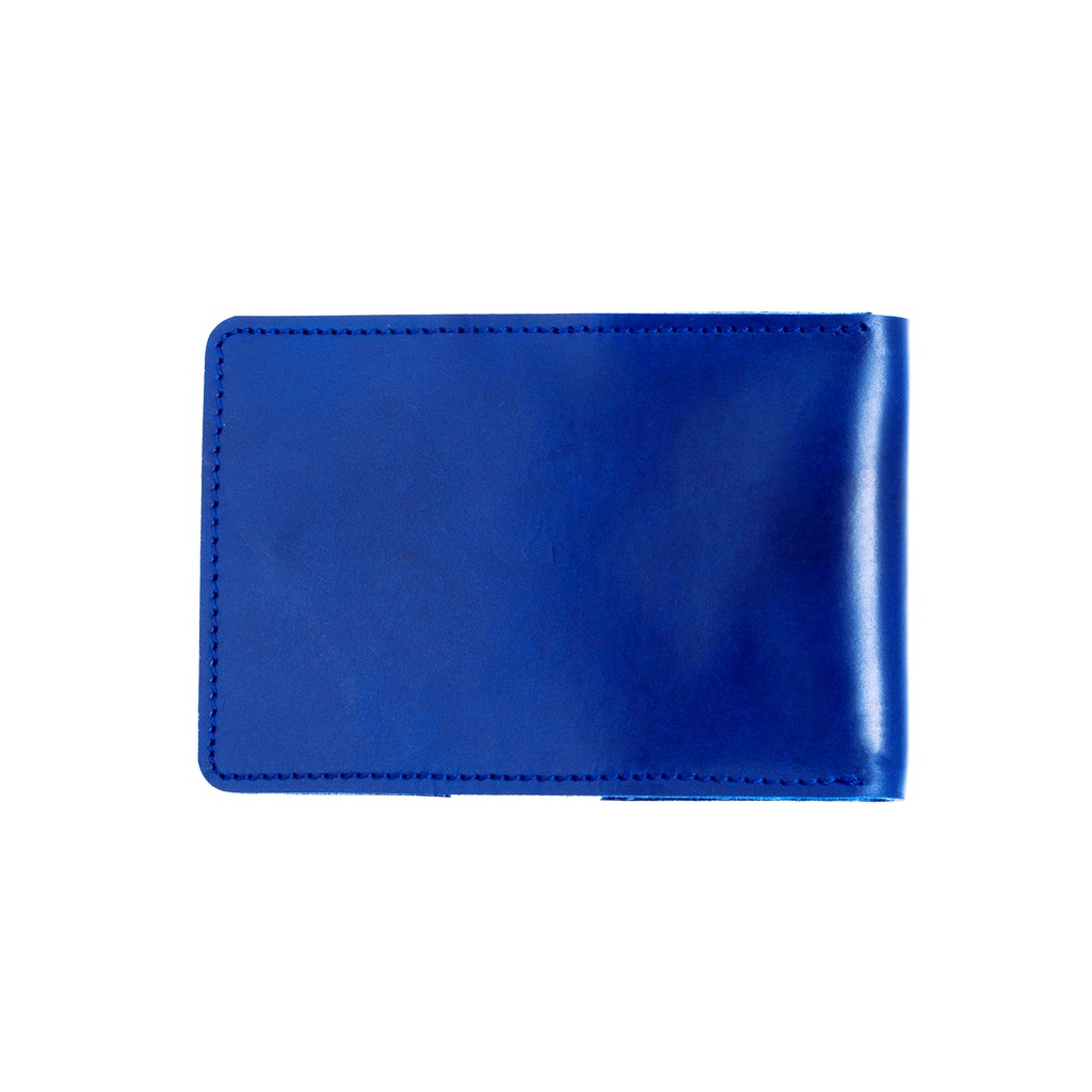 DOMPET KARTU CARD HOLDER KULIT ASLI - NAVY