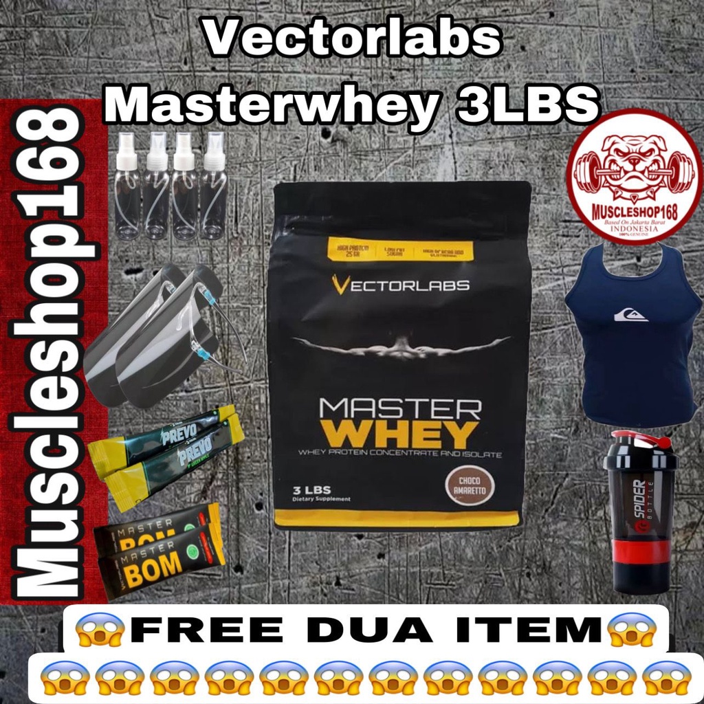 Vectorlabs Master Whey 3 lb Lbs BPOM