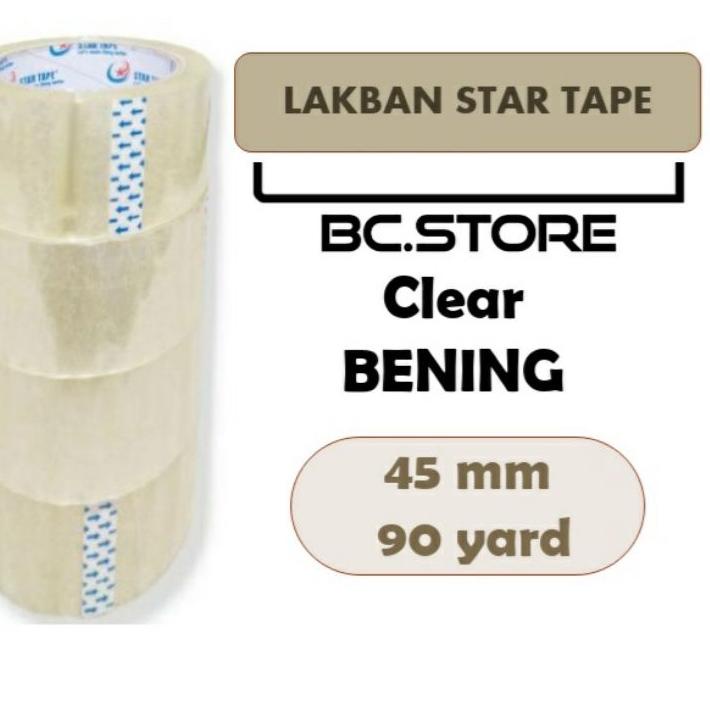 

ジ LAKBAN 6 PCS CLEAR BENING (PUTIH), BENING & COKLAT LENGKET STAR TAPE KUALITAS 90 YARD X 45MM (2INCH) #lakban #isolasi #selotip #tapeperekat #pengikatpelengket #lakban #lakbanopp #lakbankualitas #perlengkapankantor Promo