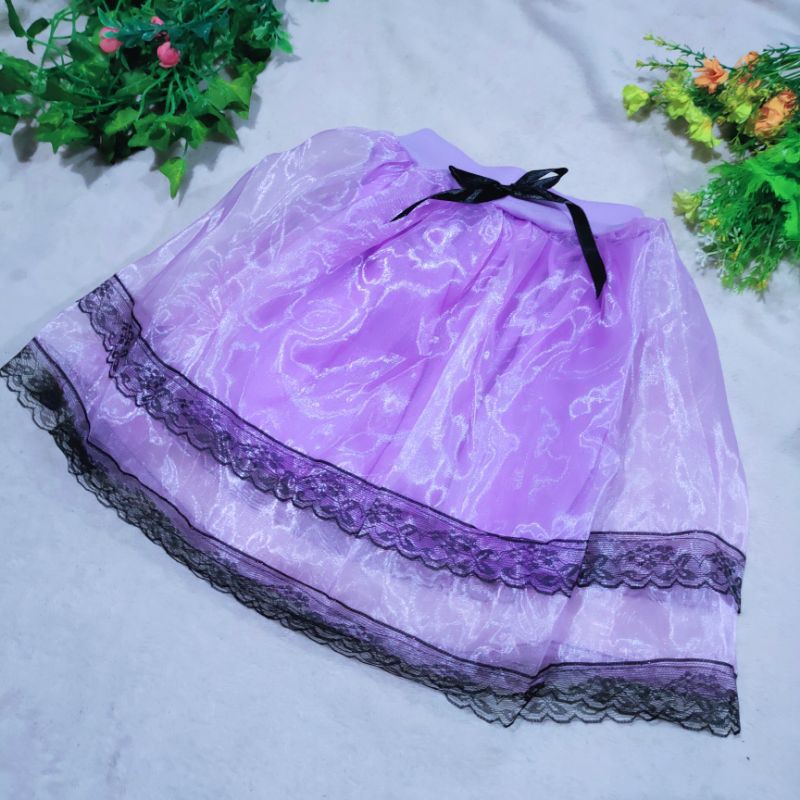 Rok Organza anak 2 3 4 tahun rok anak cewek perempuan rok pendek anak tutu ( rok organza anak )