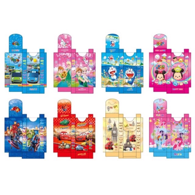 

Kotak pensil rakit / pencil case rakit / souvenir ulang tahun tempat pensil pony cars LOL Unicorn