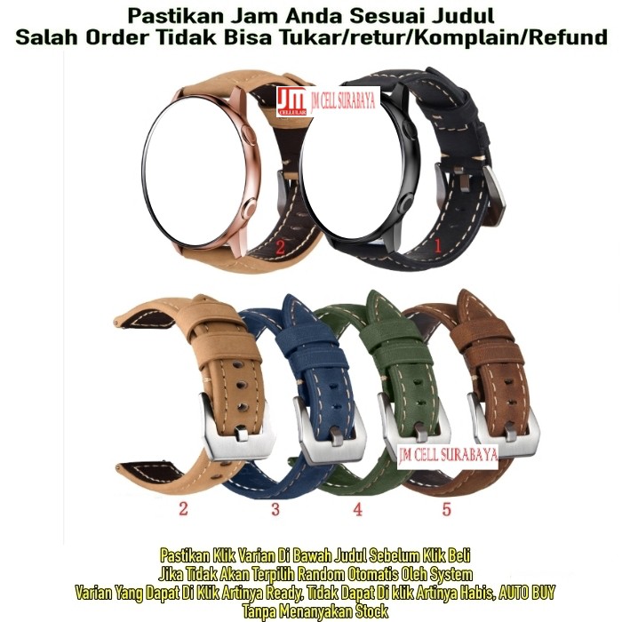 Quick Release Strap SEIKO Universal 20mm - Tali Jam Kulit Crazy Horse