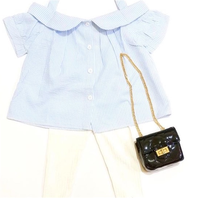 Tas selempang anak perempuan ootd chanel hitam kecil