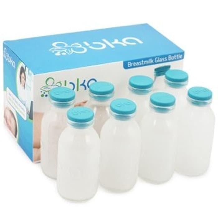 Botol Kaca Asi Perah BotoL Susu Bayi Penyimpanan Asi isi 8 botol BKA Best Deal