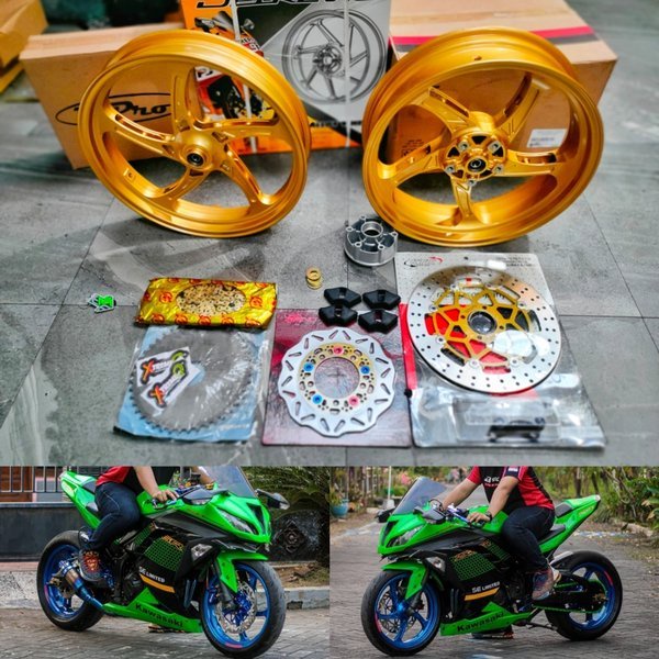 Readyy Velk Z250 Ninja 250 fi velg r25 mt25 z250 ninja 250 fi vrossi rossi galespeed model oz racing