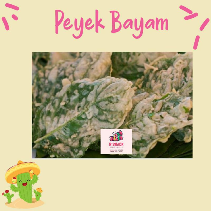 

Camilan Peyek bayam 250gr R'snack by Mama Fitato Murah