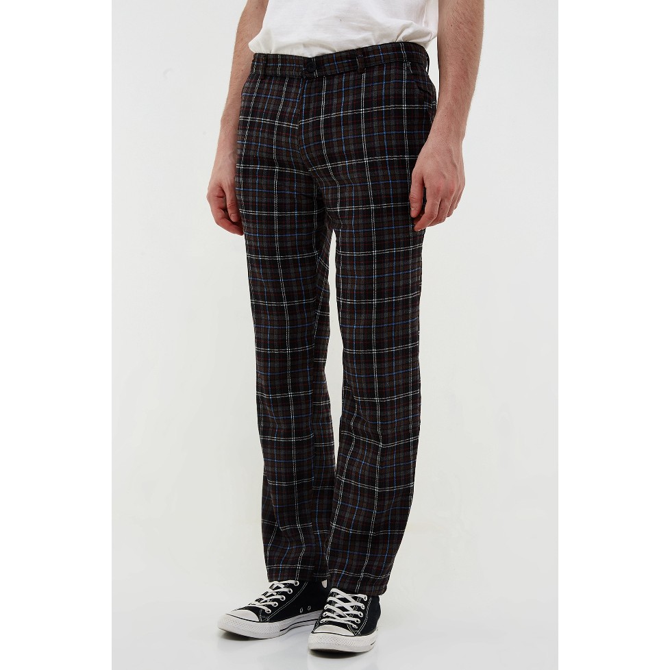

Erigo Checked Pants Audy Brown