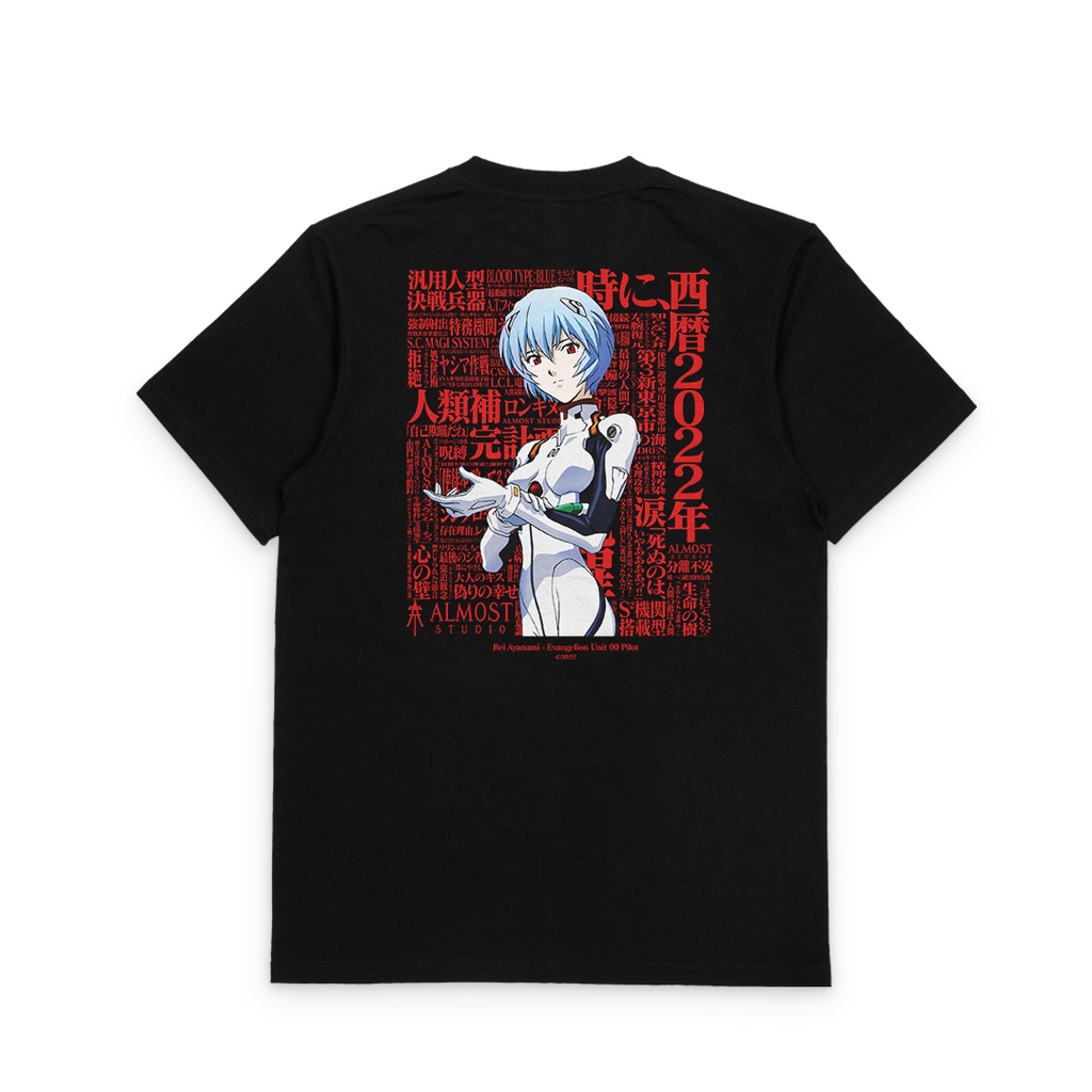 Almost Studio - T-Shirt - Ayanami - Black