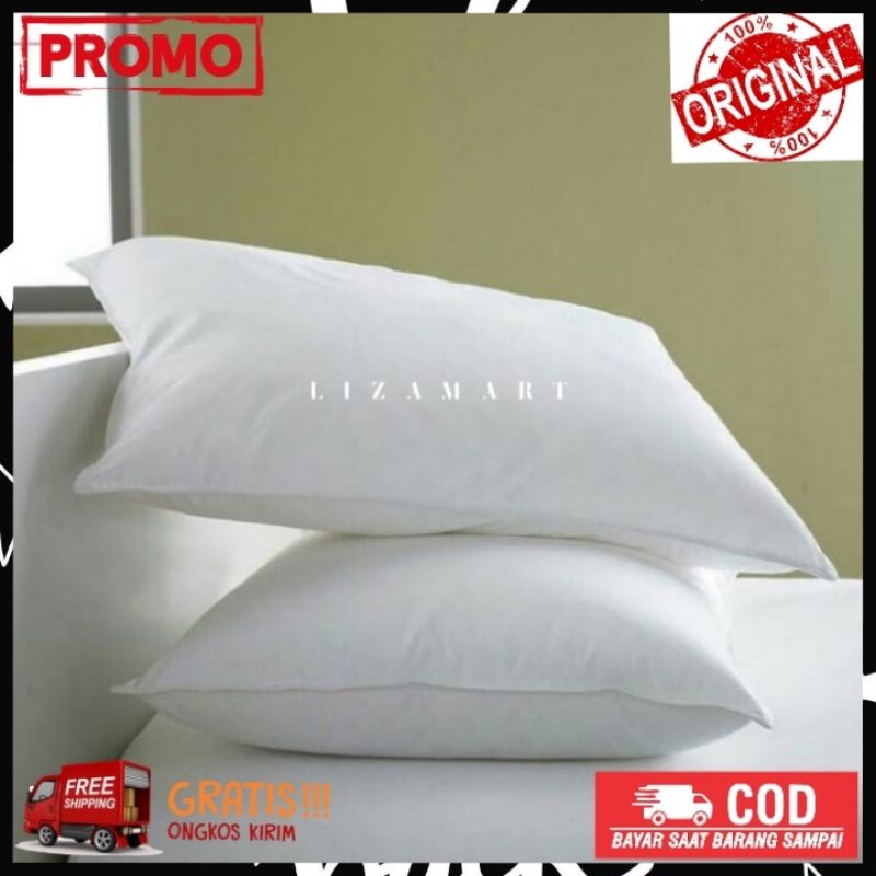 Bantal hotel super lembut / Bantal tidur putih polos / Bantal tidur premium