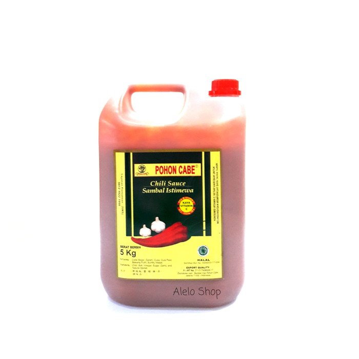 

Best Seller - Sambal Saos Pohon Cabe Saus 5 Kg