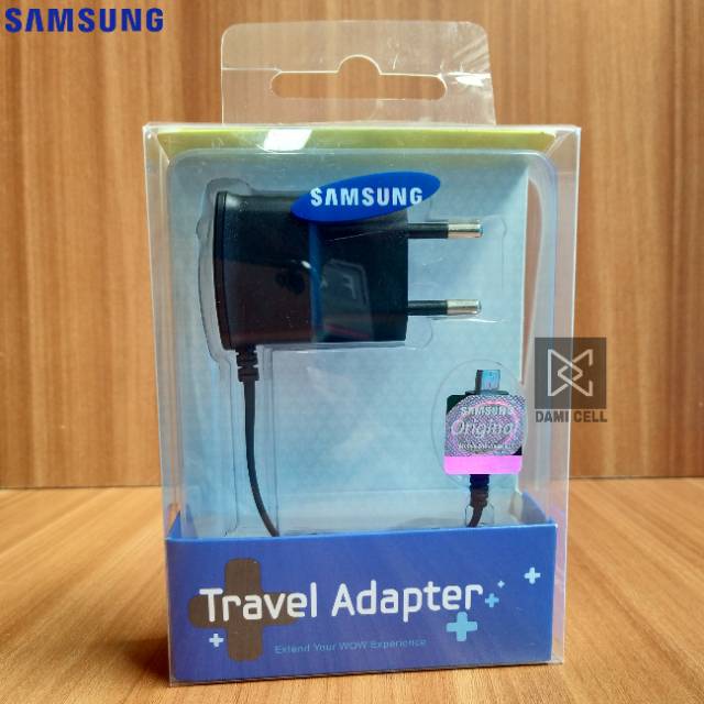 Charger Samsung Galaxy J1 J2 J3 Micro USB Original 100% - Black