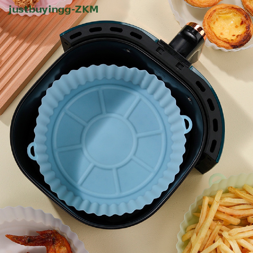 (justbuyingg) Airfryer / Loyang Pizza / Ayam Bentuk Bulat Bahan Silikon