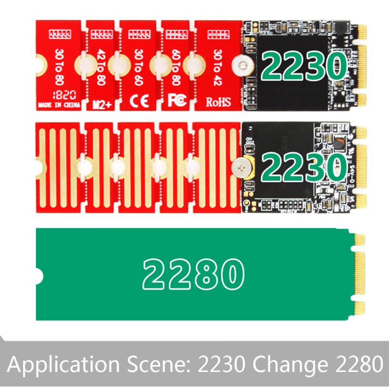 Cre M2PLUS NGFF NVME M.2 Extended Transfer 2230 2242, 2260, 2280 Aircraft M2 NVME NGFF M.2 M3 M.2