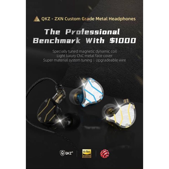 QKZ ZXN Basshead Earphone with Mic Gaming Headset ALT EDX PRO VK4 MT1