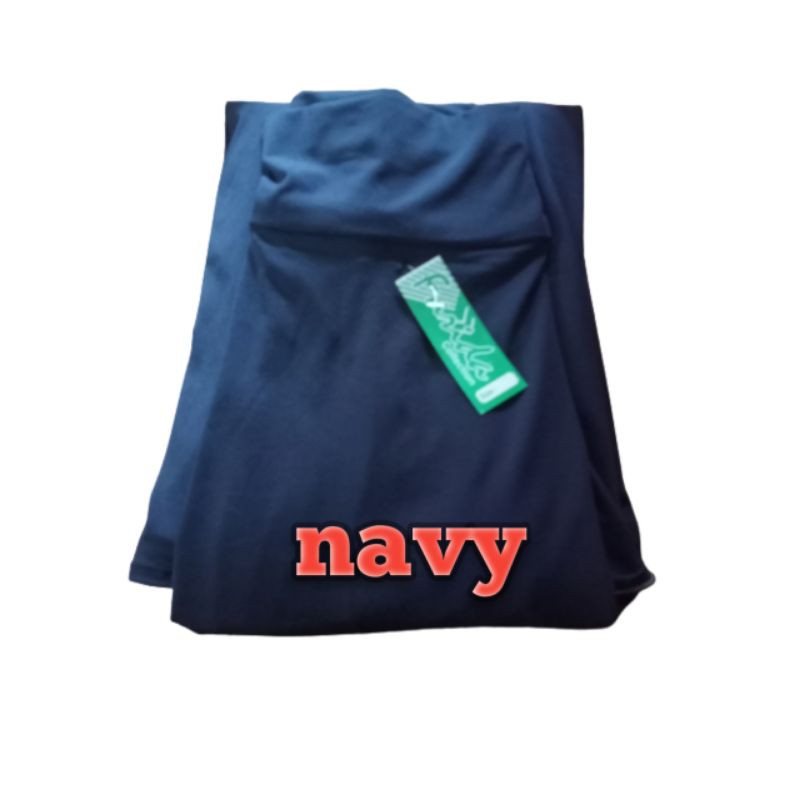 Rok Bawahan Kain Jatuh Jersey Polos Payung Klok Hitam Navy Coktu Abutua Kediri-4