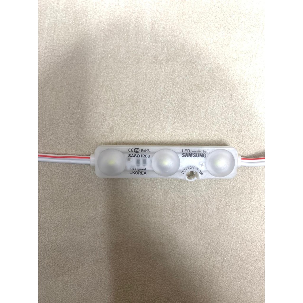Led Modul 3 mata samsung saso IP68 dof 12V